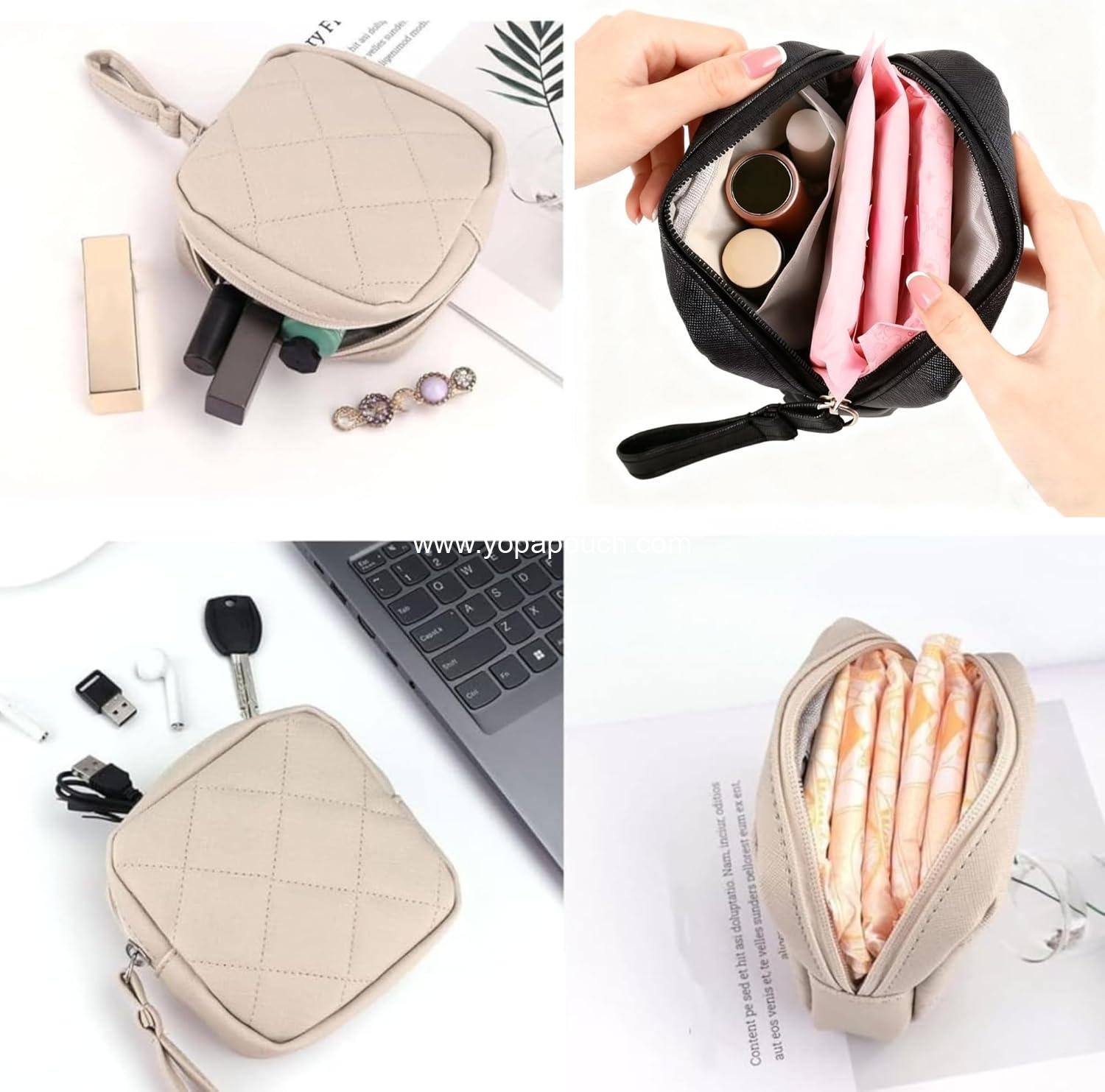 Wholesale Mini Makeup Bag for Purse - Compact PU Cosmetic Pouch for Women, Portable Travel Makeup Case for Lipstick, Keys, and Bank Cards - OEM Supplier