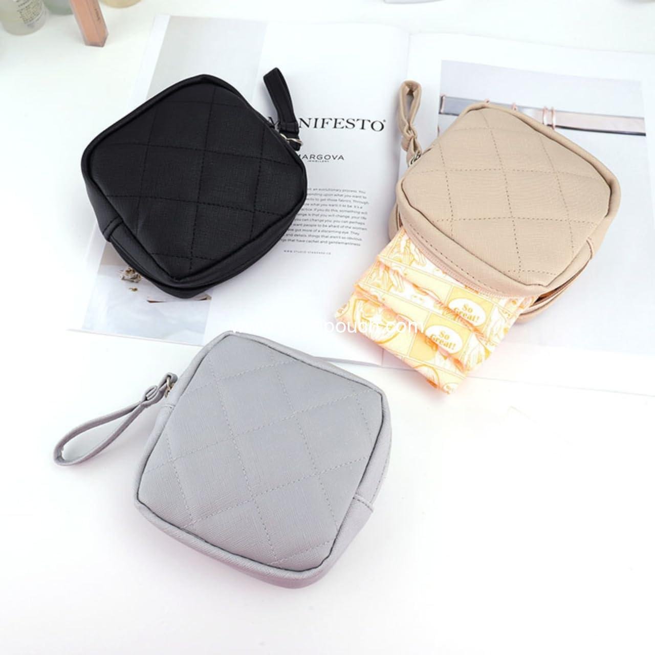 Wholesale Mini Makeup Bag for Purse - Compact PU Cosmetic Pouch for Women, Portable Travel Makeup Case for Lipstick, Keys, and Bank Cards - OEM Supplier