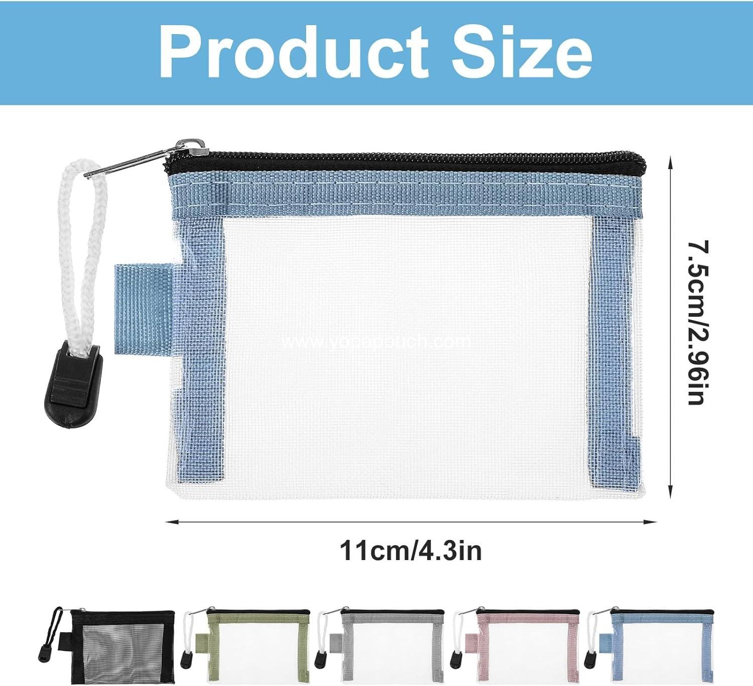 Wholesale 5 Pack Small Zipper Pouch, 3