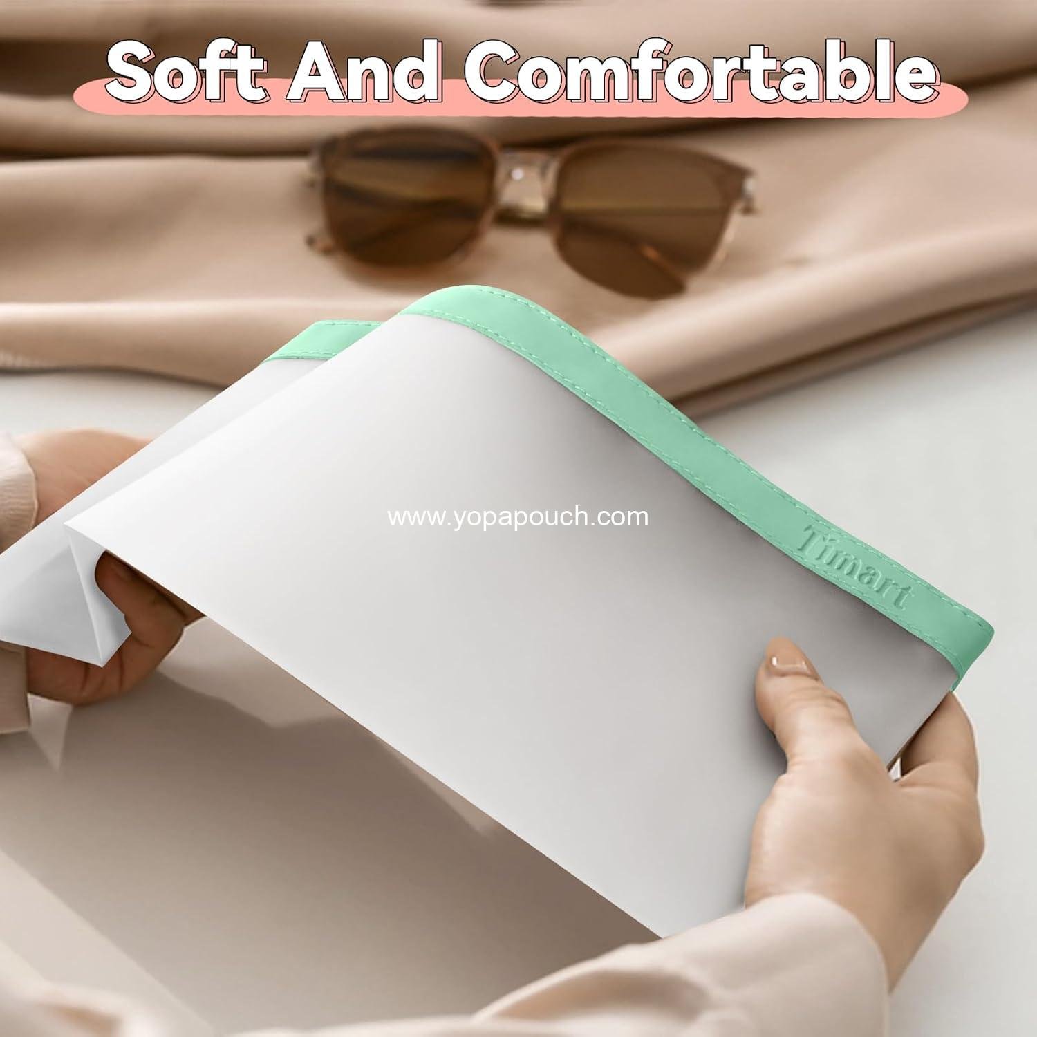 Wholesale Clear Pencil Pouch Set – 3 Pack (2 Large, 1 Small) – Zippered Pencil Case and Makeup Pouch for Kids and Office Supplies – Travel Accessories Supplier