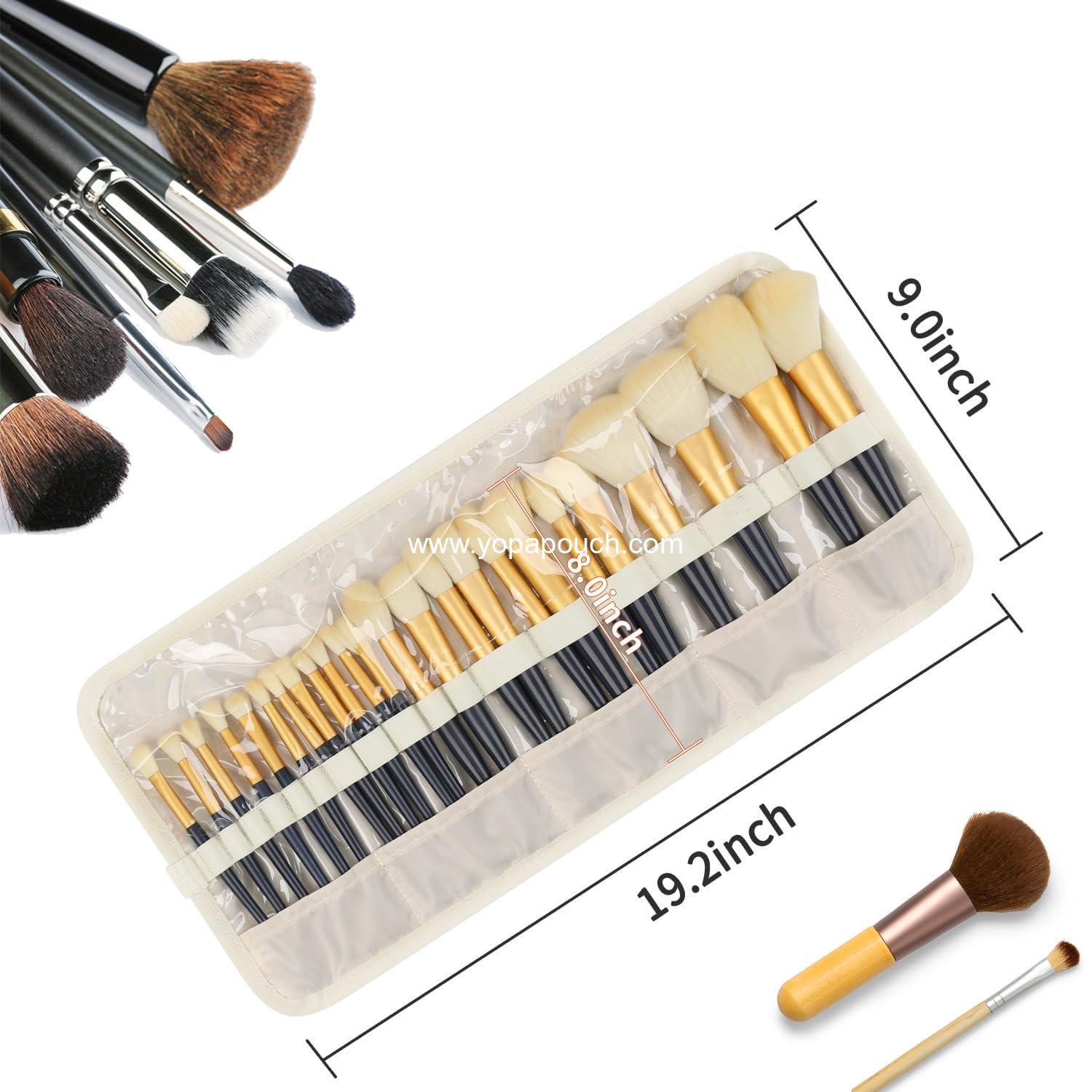 Wholesale Makeup Brush Holder, Organizer and Travel Pouch for Women - Cosmetic Brush Bag for Makeup Artists - Floral Design Supplier