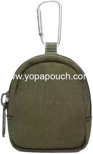 Wholesale 4Pcs Mini Backpack Keychain - Cute Cosmetic Bag for Women, Makeup Organizer, Lipstick Holder, Card Holder, Data Cable Storage, Zipper Pouch (Tactical Keychain Pouch) Supplier