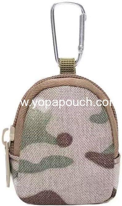 Wholesale 4Pcs Mini Backpack Keychain - Cute Cosmetic Bag for Women, Makeup Organizer, Lipstick Holder, Card Holder, Data Cable Storage, Zipper Pouch (Tactical Keychain Pouch) Supplier