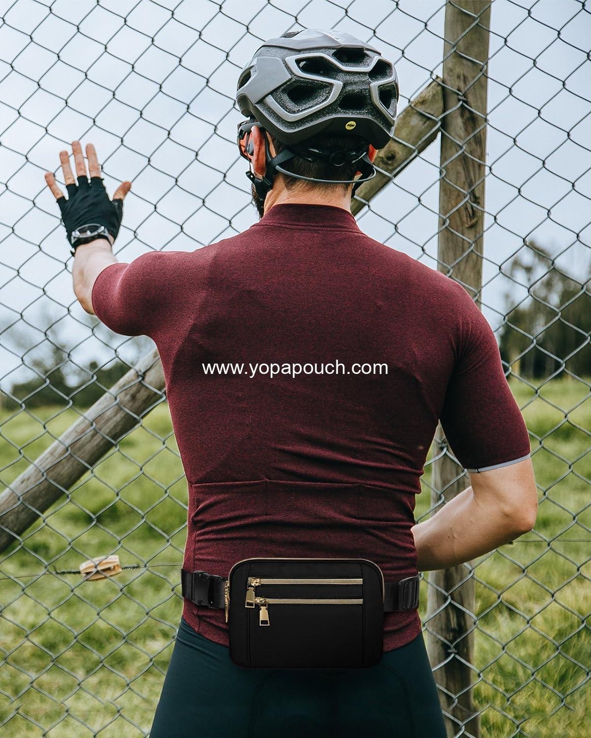 Wholesale Waterproof Fanny Packs for Women with Adjustable Strap and 4 Zipper Pockets, Versatile Crossbody Belt Bag for Workout, Running, and Traveling (Black) - Manufacturer