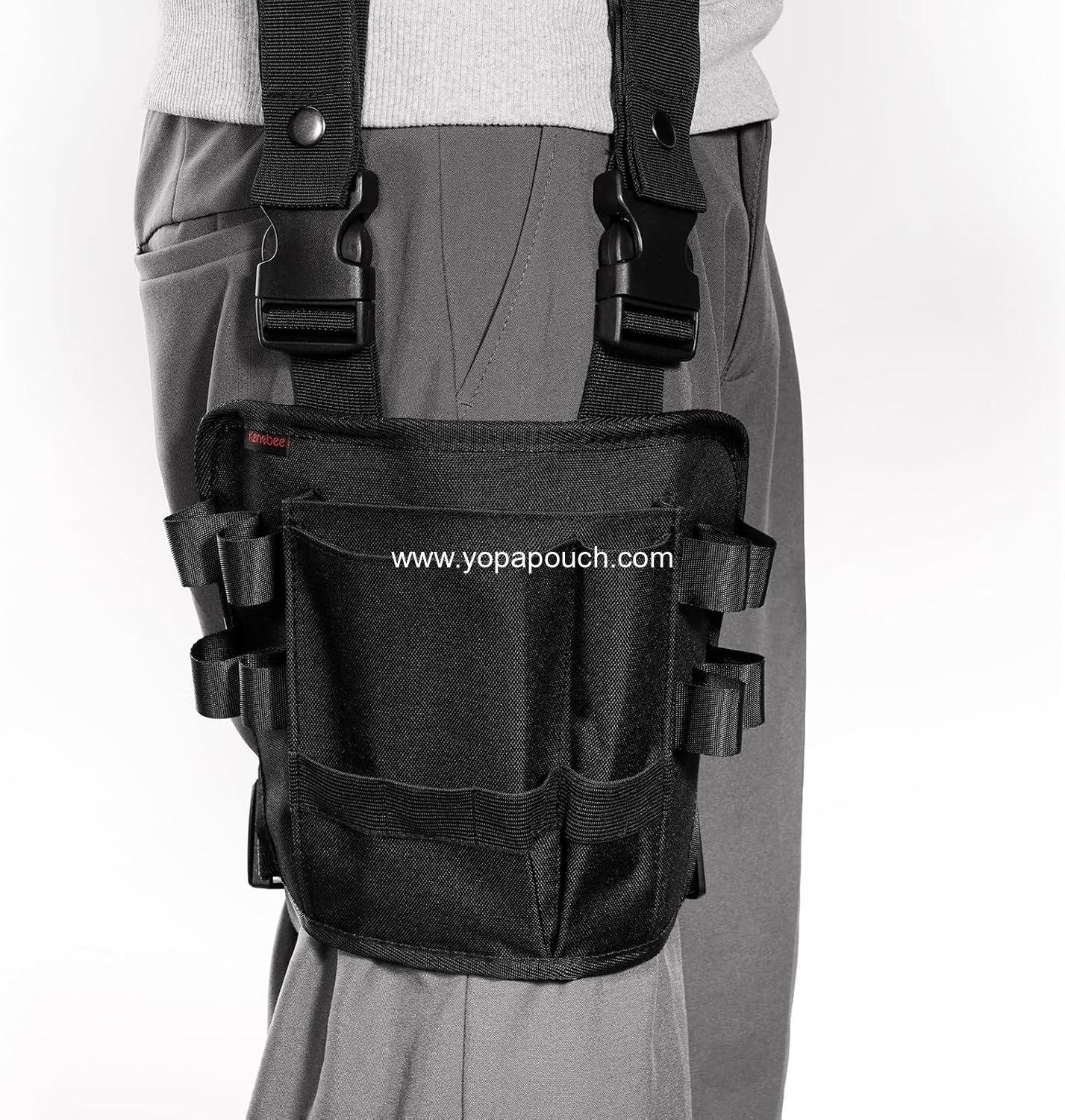 Wholesale Multifunctional Tool Pouch Holster with Belt Clip for Leg, Electrician Repair Bag, Utility Mini Organizer for Automotive Craftsman Carpenter Construction Supplier