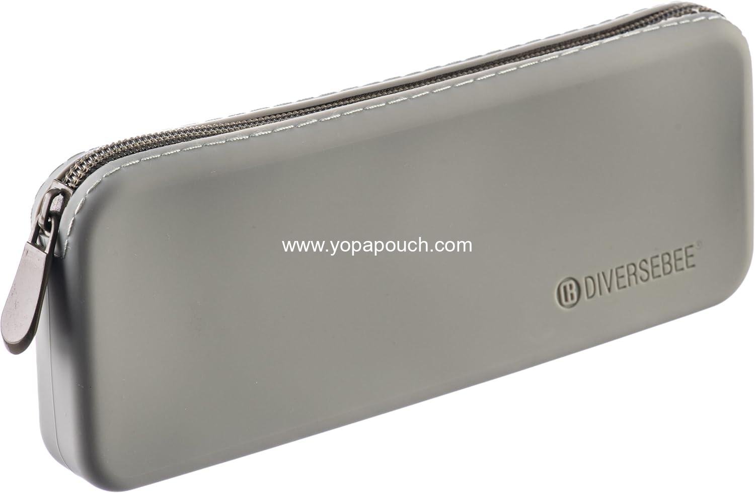 Wholesale Soft Silicone Pencil Case - Aesthetic Zipper Pouch for School, Bible Journaling, and Accessories - Pencil Organizer (Pistachio) Supplier