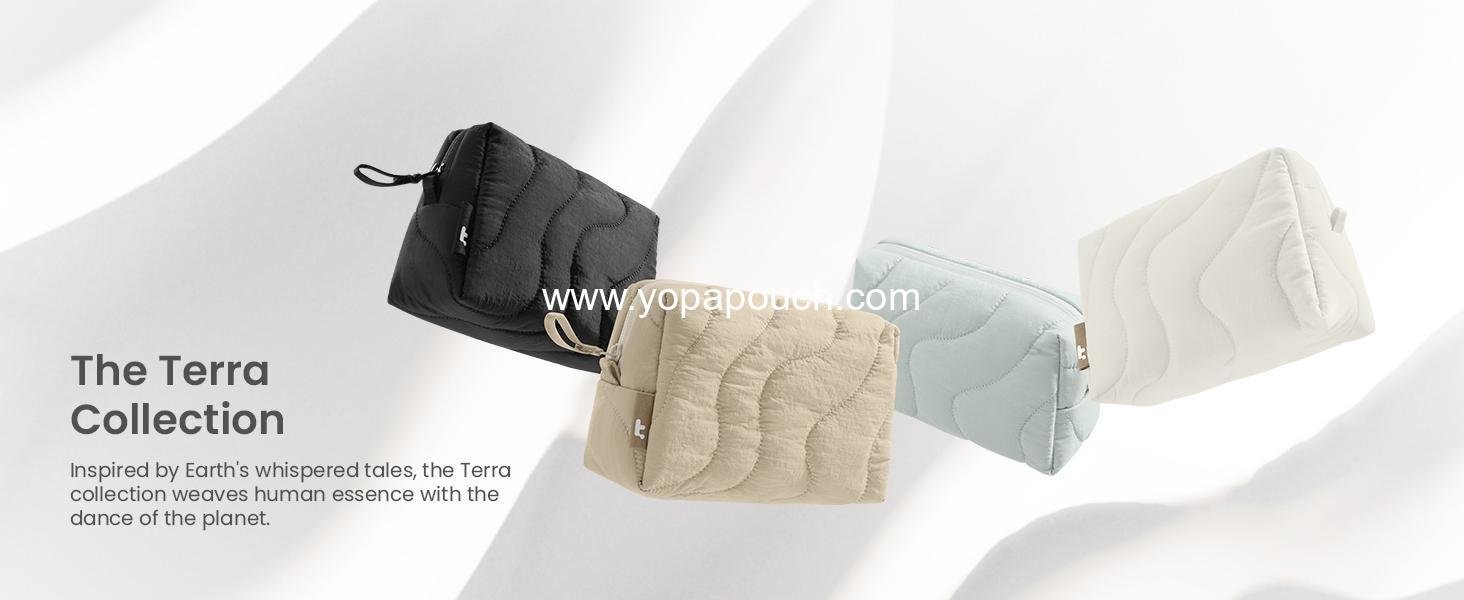 Wholesale Soft Puffy Electronics Organizer Travel Case, Portable Tech Pouch Storage for Chargers, Cords, and Cables - Ideal Birthday or Christmas Gift for Women and Girls, Factory