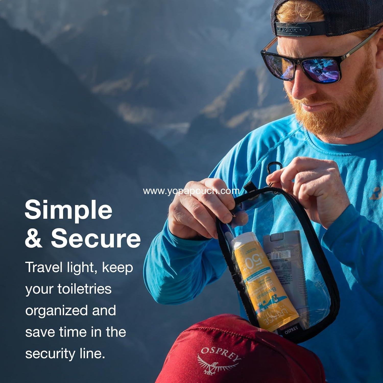 Wholesale Ultralight Clear Liquids Pouch for Travel, Black 3.5 oz - Supplier