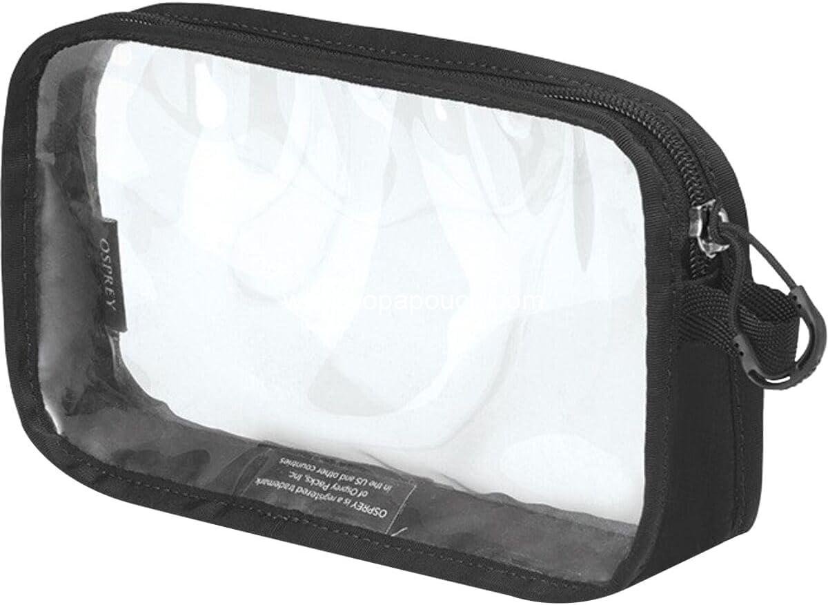 Wholesale Ultralight Clear Liquids Pouch for Travel, Black 3.5 oz - Supplier