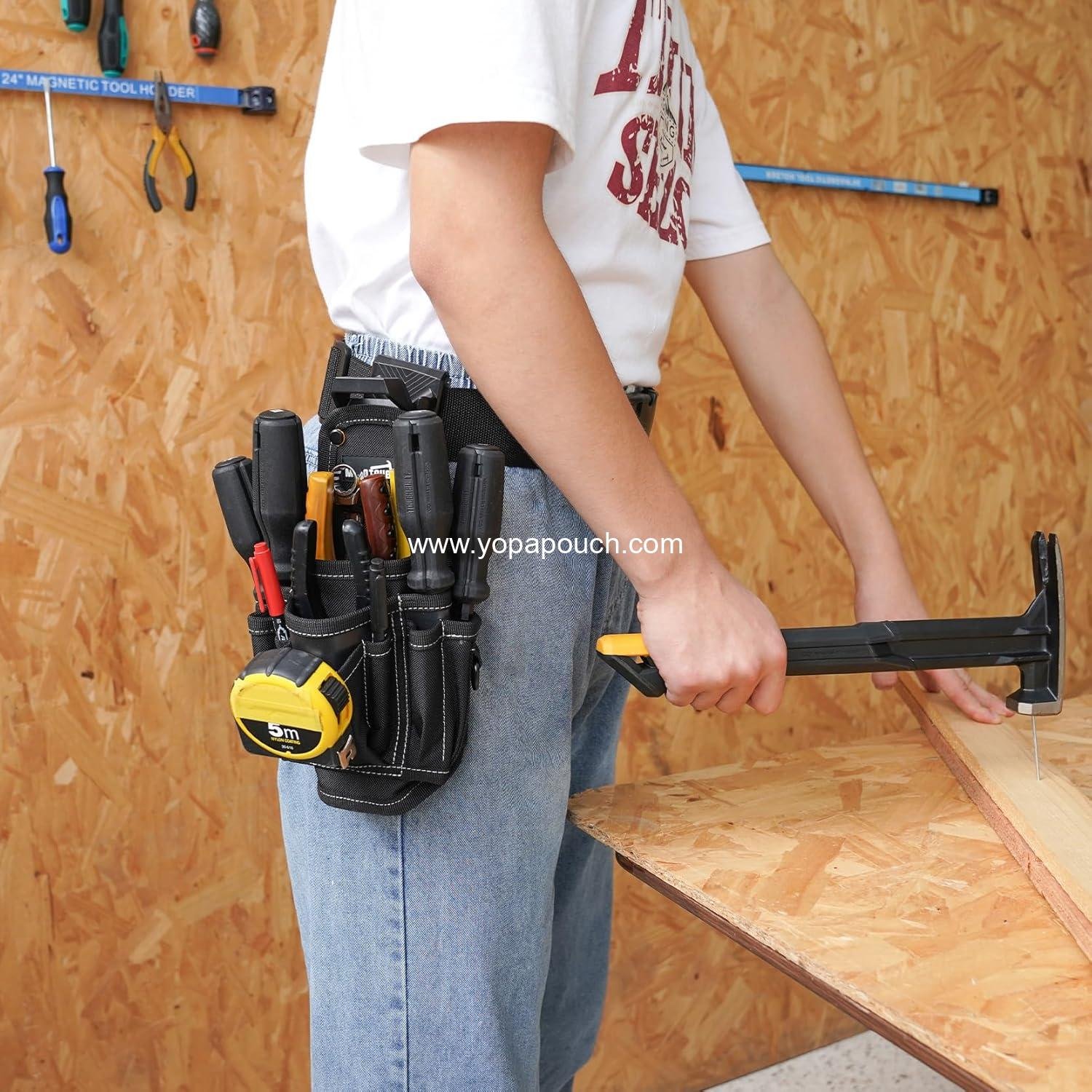 Wholesale Small Tool Pouch with Quick Release Belt Clip, Clip-On Tool Holder Accessory for Larger Pockets & Loop - OEM Supplier