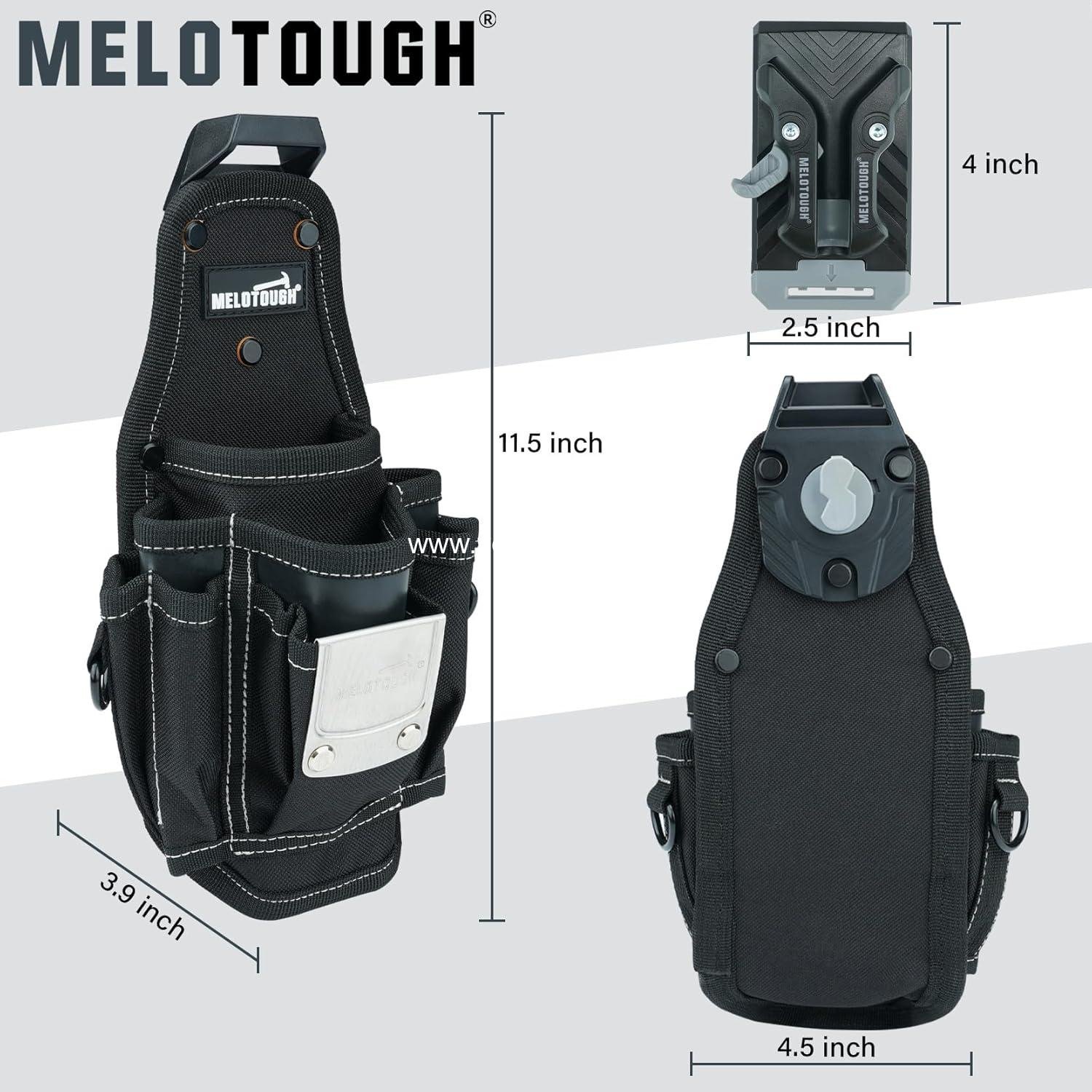 Wholesale Small Tool Pouch with Quick Release Belt Clip, Clip-On Tool Holder Accessory for Larger Pockets & Loop - OEM Supplier