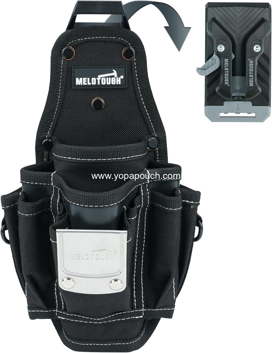 Wholesale Small Tool Pouch with Quick Release Belt Clip, Clip-On Tool Holder Accessory for Larger Pockets & Loop - OEM Supplier
