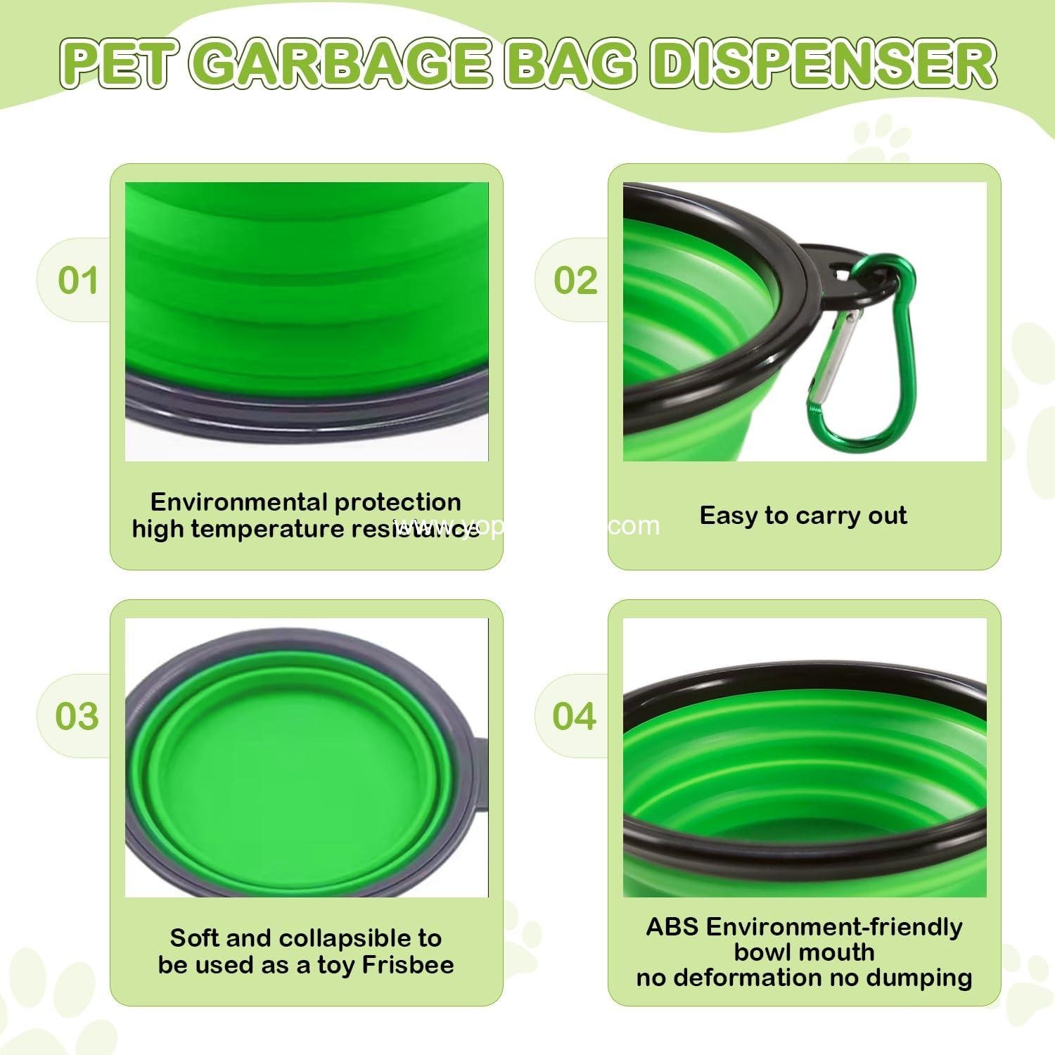 OEM Dog Treat Pouch for Pet Training - Training Kit with Treat Bag, Clicker, Silicone Bag, 2-in-1 Whistle, Collapsible Bowl, and Poop Bags - Wholesale Supplier