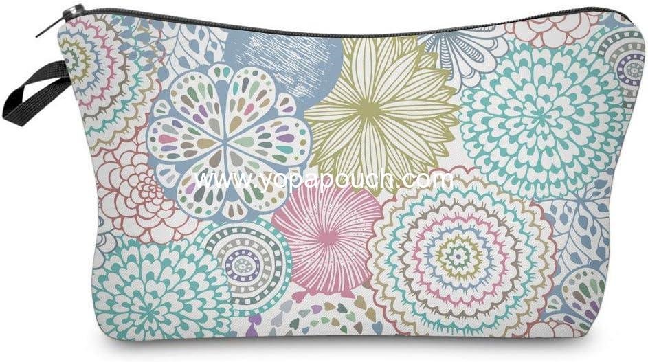 OEM Mandala Flowers Waterproof Makeup Bag for Women, Roomy Toiletry Pouch, Travel Accessories Gifts (51561) Supplier