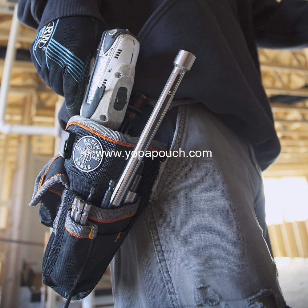 Wholesale Tool Bag - Tradesman Pro Drill Pouch, 1680D Ballistic Weave, Drill Holster with Pockets for Tools and Drill Bits Supplier