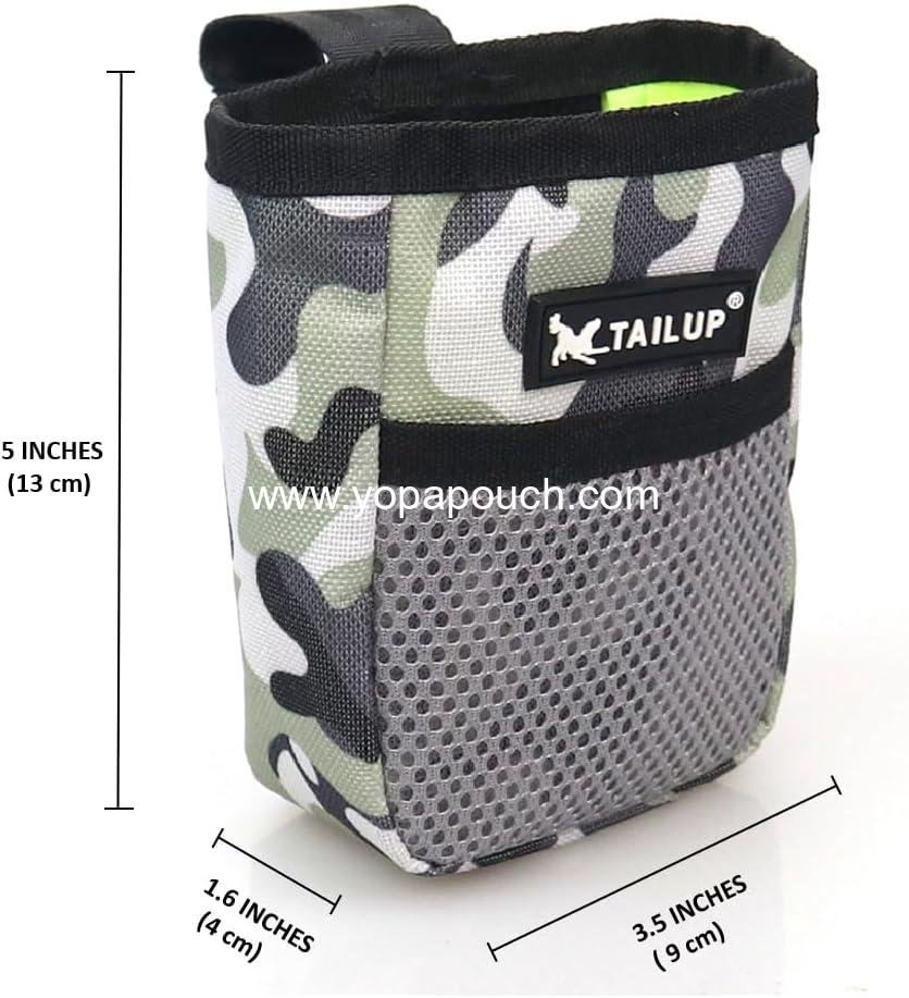 OEM Camouflage Dog Treat Pouch with Belt Clip - Waterproof Pet Training Bag, Hands-Free Snack Pouch for Dog Training, Walks & Outdoor Use, Easy-Access for Treats and Clickers, Poop Bags - Supplier