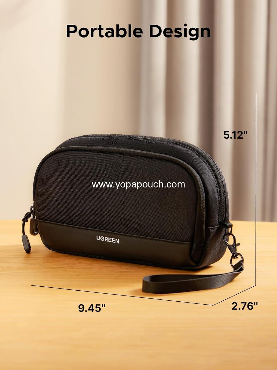 Wholesale Multifunctional Electronics Organizer Travel Case Bag for Cables, SD Cards, Earbuds, Chargers, USB Adapters, and Accessories - Medium Size Supplier