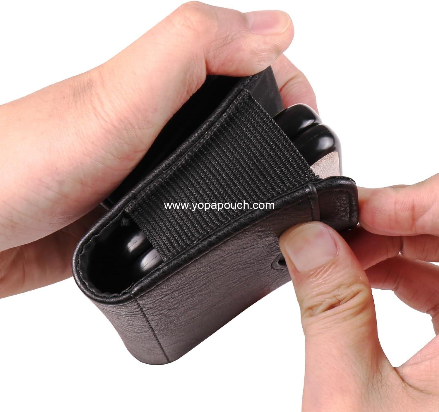 OEM Galaxy Z Flip Belt Clip Holster Leather Black, Men's Waist Bag Smartphone Carrying Case Compatible with Z Flip 7/6/5/4/3/2/1 & Razr 60/50/40 Ultra/Pura X/P50 Pocket - supplier