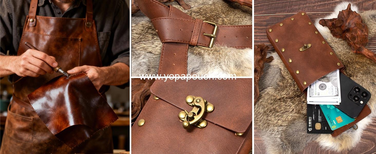Wholesale Retro Belt Pouch Waist Bag Fanny Pack Cellphone Holder Steampunk Medieval Renaissance Purse Costume Accessory - Manufacturer