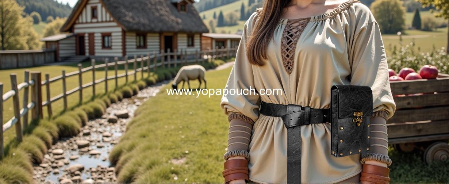 Wholesale Retro Belt Pouch Waist Bag Fanny Pack Cellphone Holder Steampunk Medieval Renaissance Purse Costume Accessory - Manufacturer