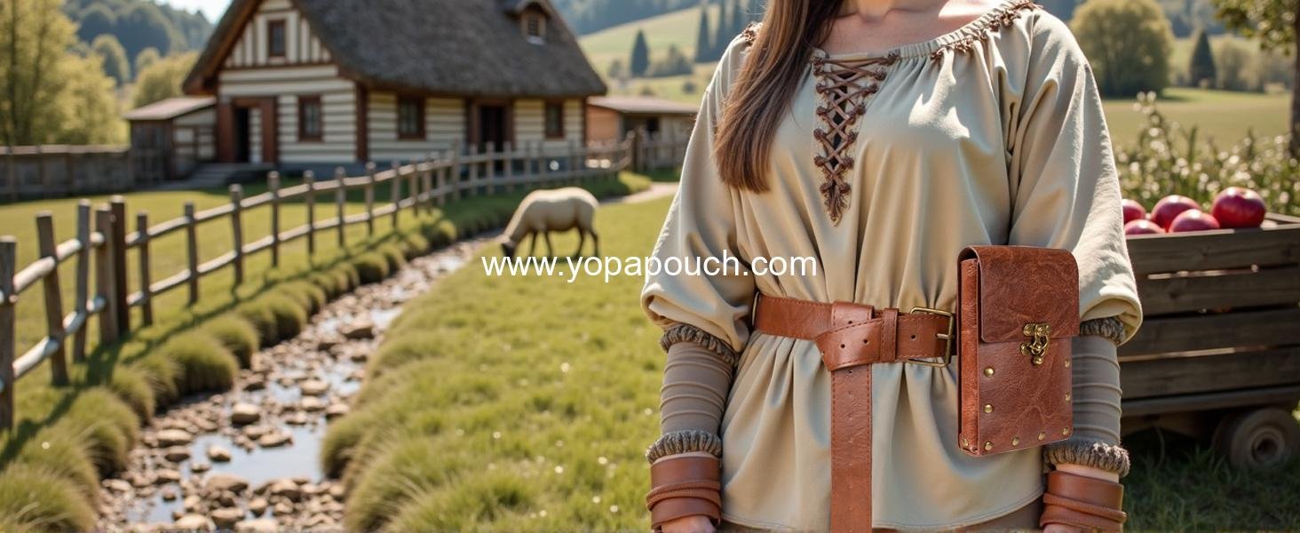 Wholesale Retro Belt Pouch Waist Bag Fanny Pack Cellphone Holder Steampunk Medieval Renaissance Purse Costume Accessory - Manufacturer