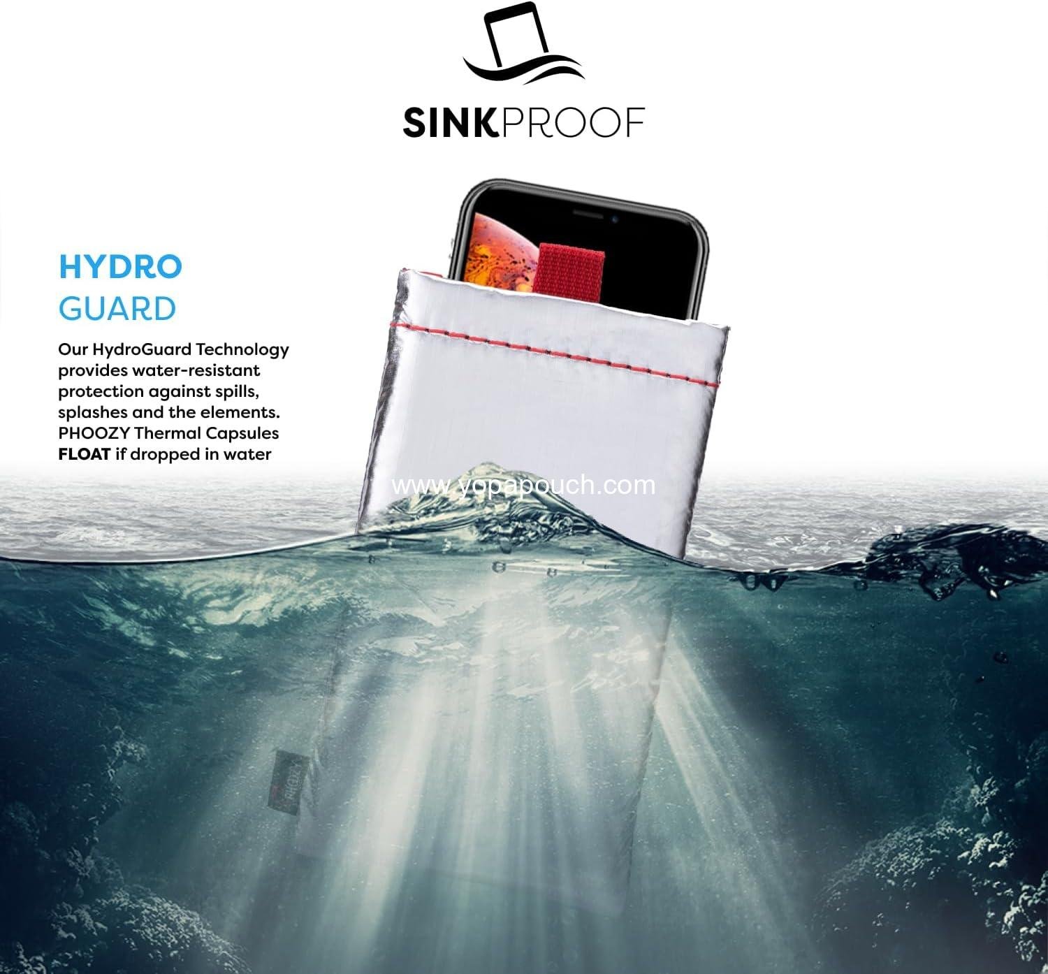 OEM Insulated Thermal Phone Case | Extends Battery Life 3X in Freezing Weather | Cold Resistant Drop Protection | Military Grade Water Resistant | Large Size | Silver | Wholesale Supplier