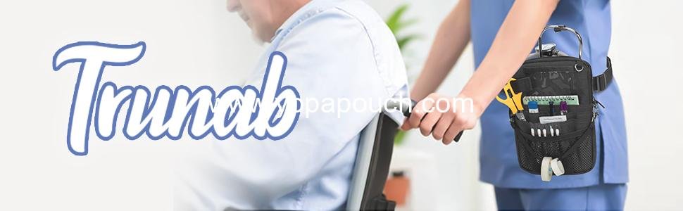 Wholesale Utility Nurse Fanny Pack with Tape Holder and Medical Gear Pockets, Adjustable Waist Storage Bag for Stethoscopes and Scissors, Black Supplier