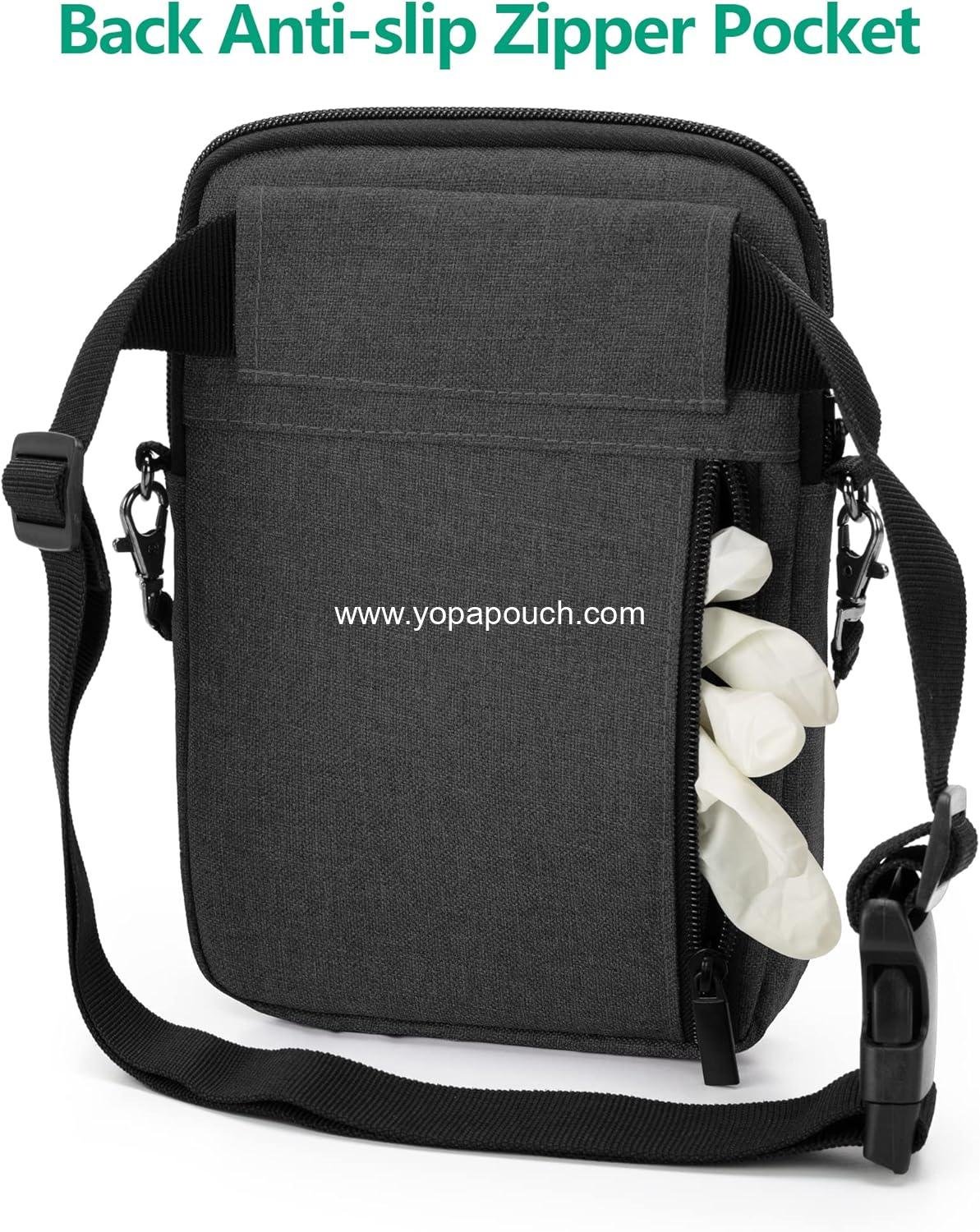 Wholesale Utility Nurse Fanny Pack with Tape Holder and Medical Gear Pockets, Adjustable Waist Storage Bag for Stethoscopes and Scissors, Black Supplier