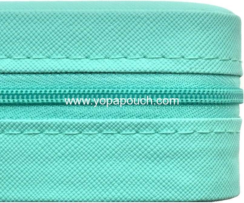 Wholesale Mini Jewelry Travel Case - Small Portable Organizer Box for Rings, Earrings, Necklaces - Perfect Gifts for Women, Girls, Weddings, Birthdays, New Year, Christmas (Blue) Supplier