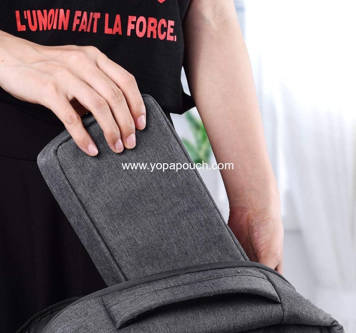 Wholesale Universal Electronics Accessories Carrying Case Set, 2PCS Large + Small Portable Storage Pouch, Travel Cosmetic Bag, Cable Organizer for Hard Drive, Mouse, Power Bank, Adapter, Cellphone, Space Gray, Supplier