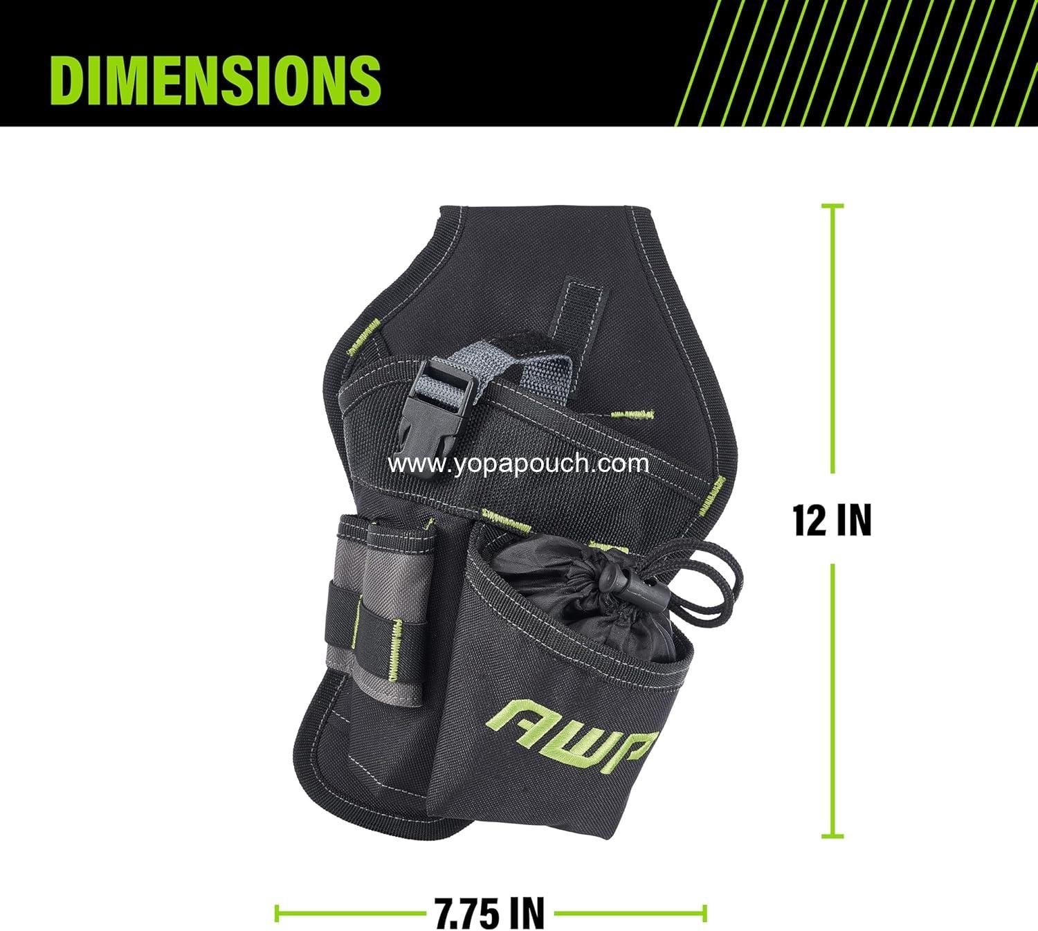 Wholesale Multi-Pocket Electrician Tool Pouch, Premium Durable Leather Organizer for Men’s Tool Belts and Construction Jobs, 1LC-412-RL-3 Supplier