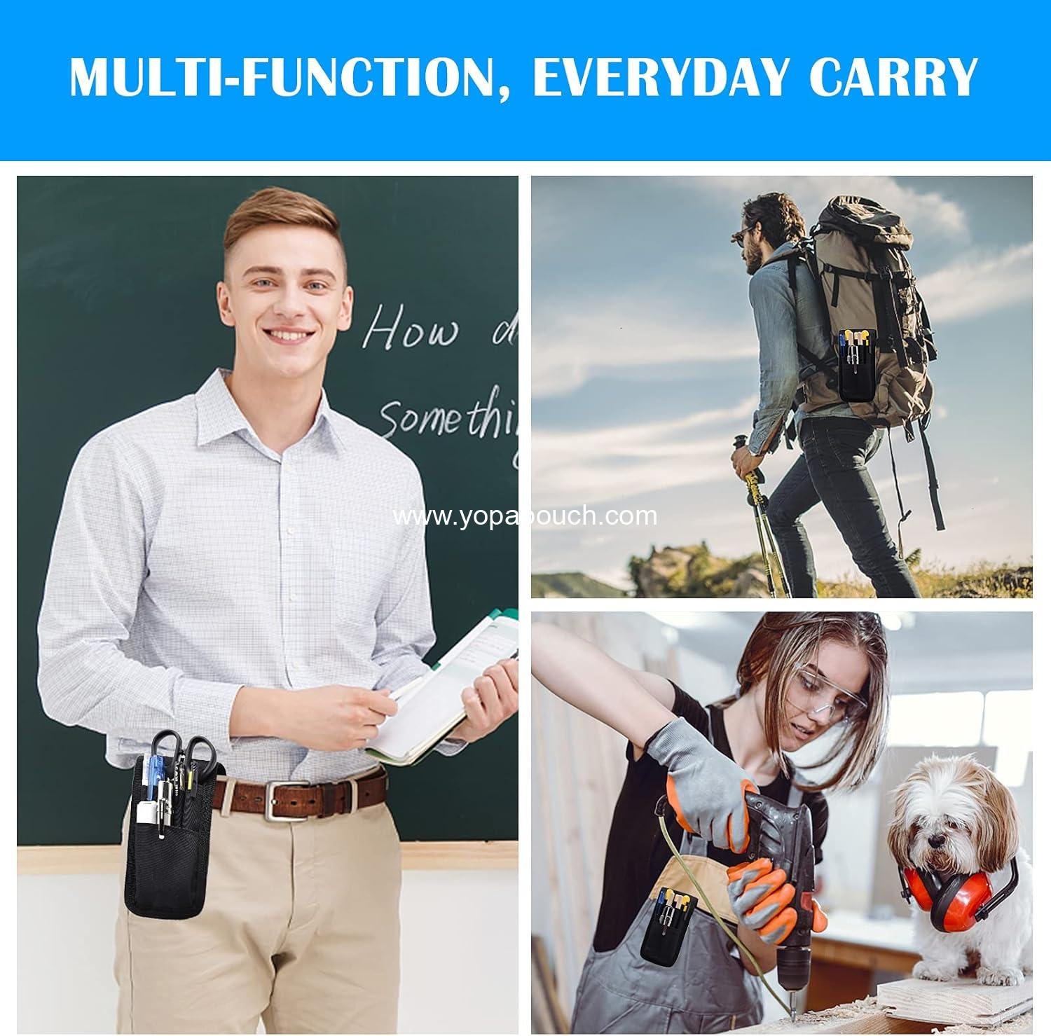 Wholesale Multifunctional Adjustable Tactical Pencil Pouch, 2-Piece Detachable Military Pencil Sleeve Case for Pens, Rulers, and Scissors - Supplier