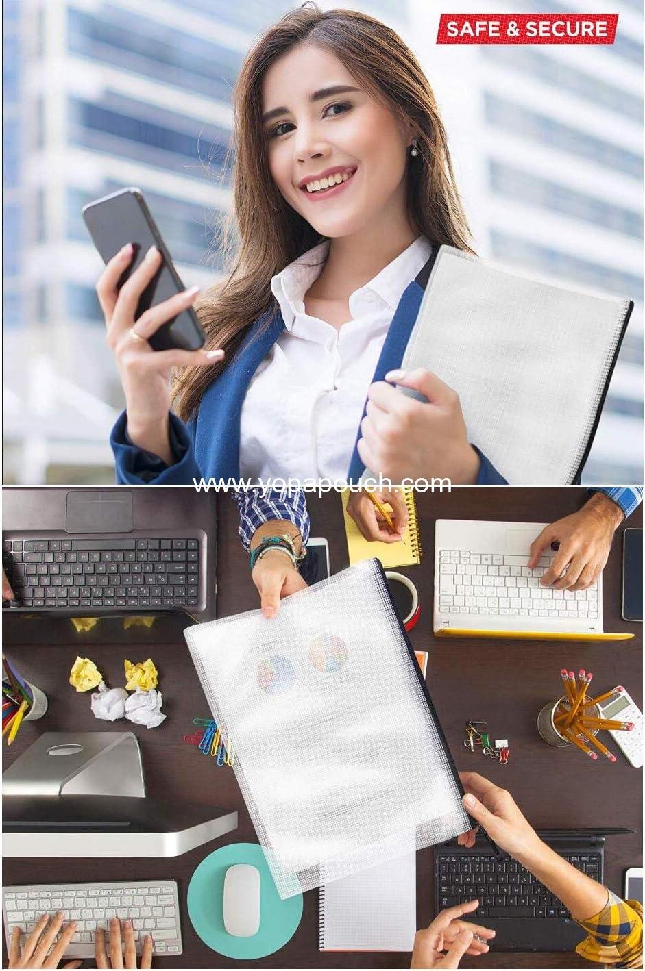 Wholesale Mesh Zipper Pouch Bag, A4 Size Waterproof Plastic Storage Bags for Organizing Office Supplies and Arts & Crafts (40 Pack, 10 Colors) - Manufacturer