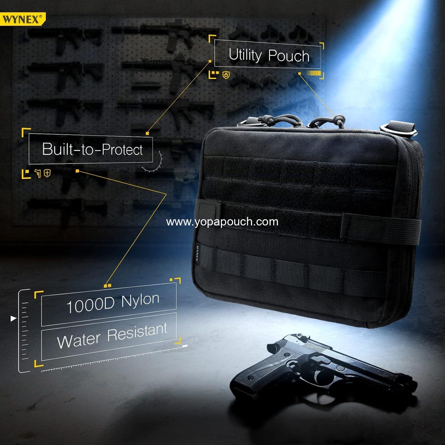 Wholesale Tactical Admin Molle Pouch Medical EDC EMT Utility Bag Shell Design Attachment 1000D Nylon Hiking Belt Bags Supplier