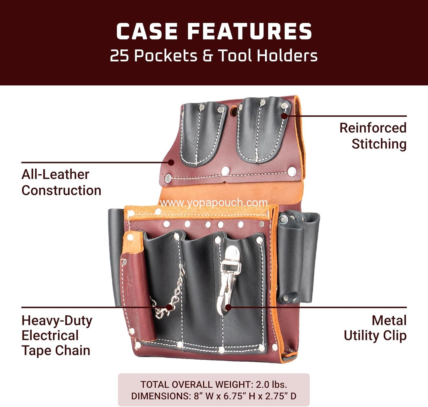 Wholesale Electrician’s Tool Case - Right Hand - 25 Pockets & Holders - OEM Supplier