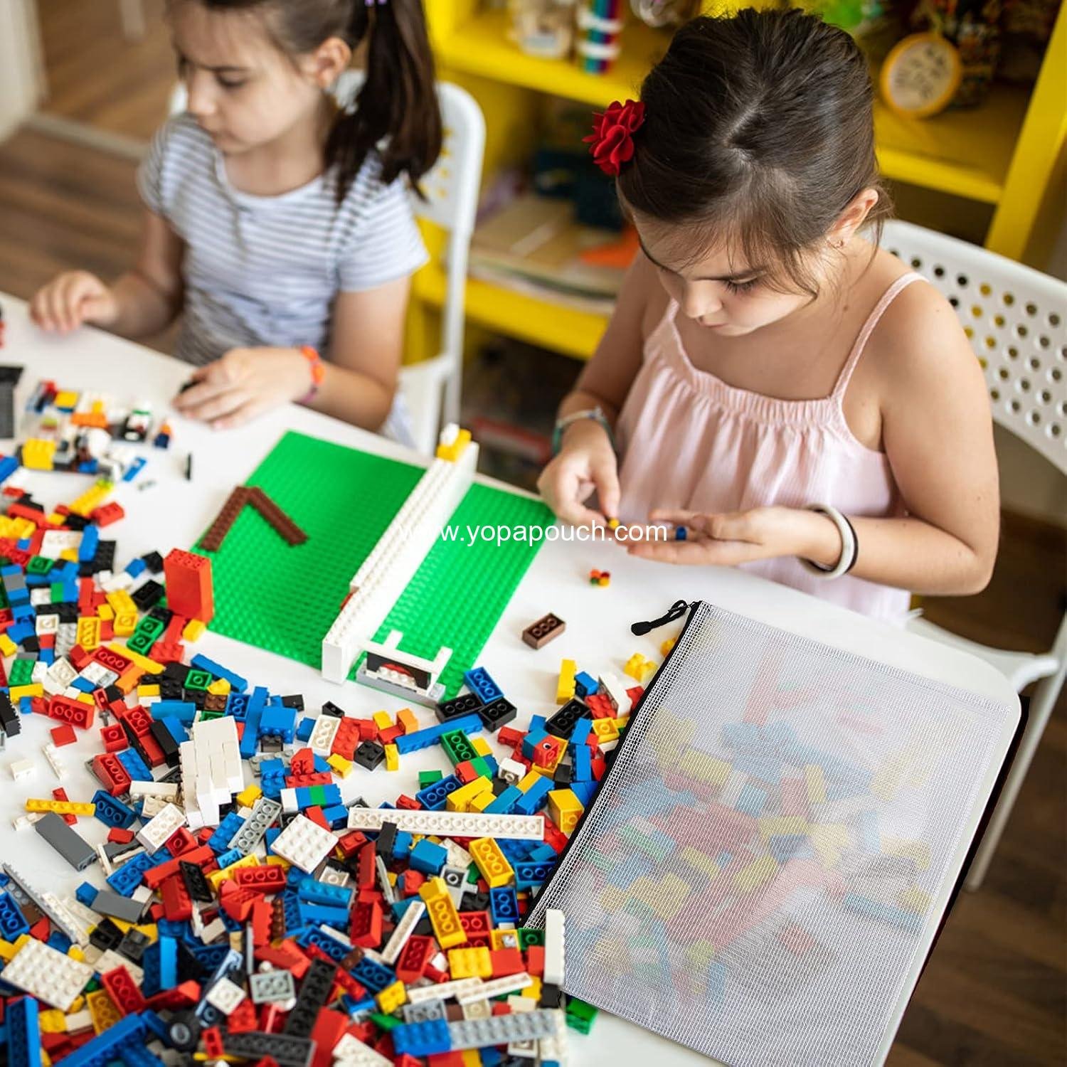 Wholesale Mesh Zipper Pouch - 6PCS Waterproof Plastic Mesh Bag - A3 Size Tear-Resistant Document Pouch - Extra Large Zip File Bags for School, Office Supplies, Home, Travel Storage (17×12 Inch) Supplier