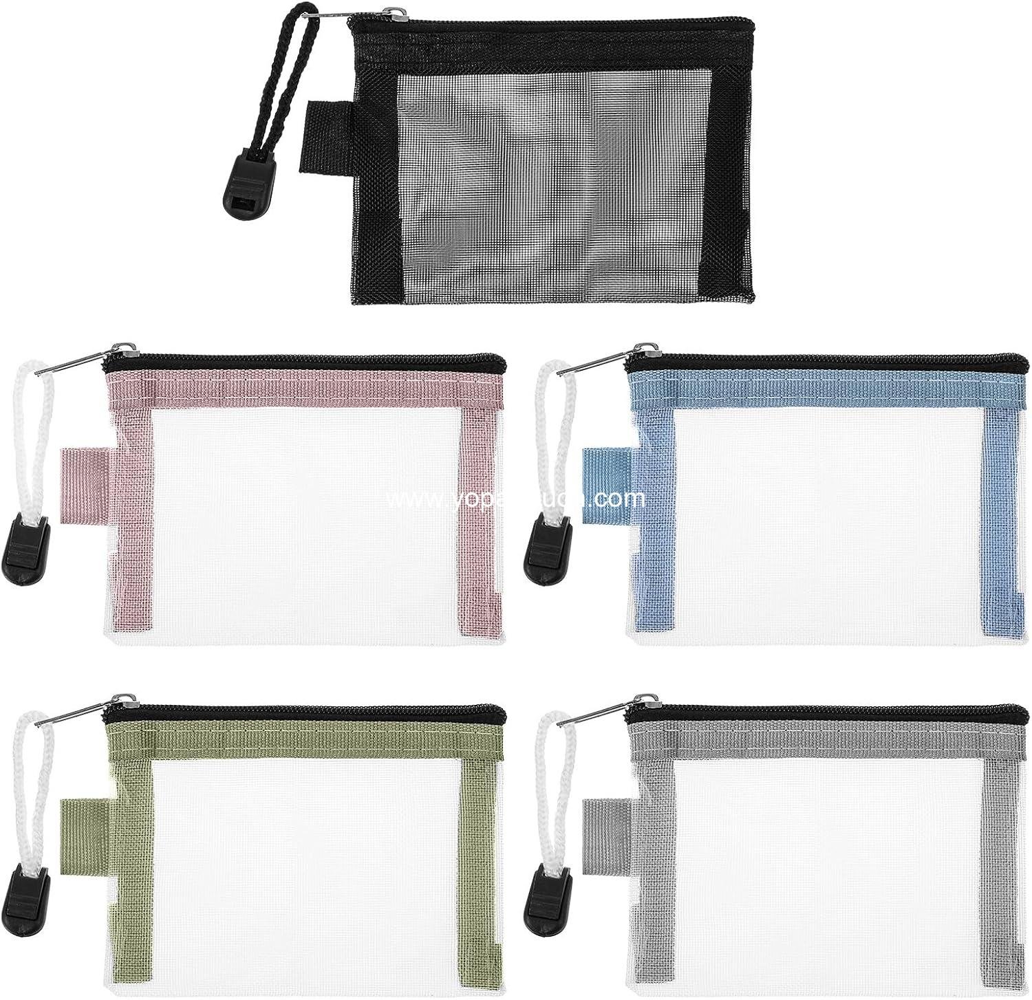 Wholesale 5 Pack Small Zipper Pouch, 3