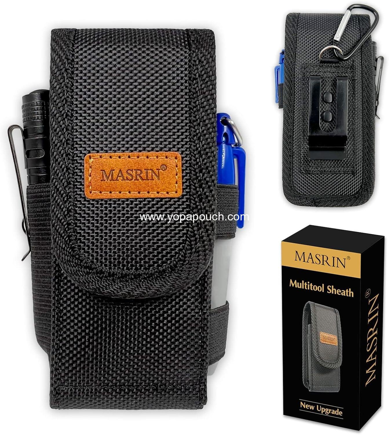 Wholesale Multitool Sheath EDC Pouch - Multi Tool Holster for Belt, Tactical Tool Organizer with Leather Logo and Belt Clip for Man - Supplier Wholesale Multitool Sheath EDC Pouch - Multi Tool Holster for Belt, Tactical Tool Organizer with Leather Logo and Belt Clip for Man - Supplier