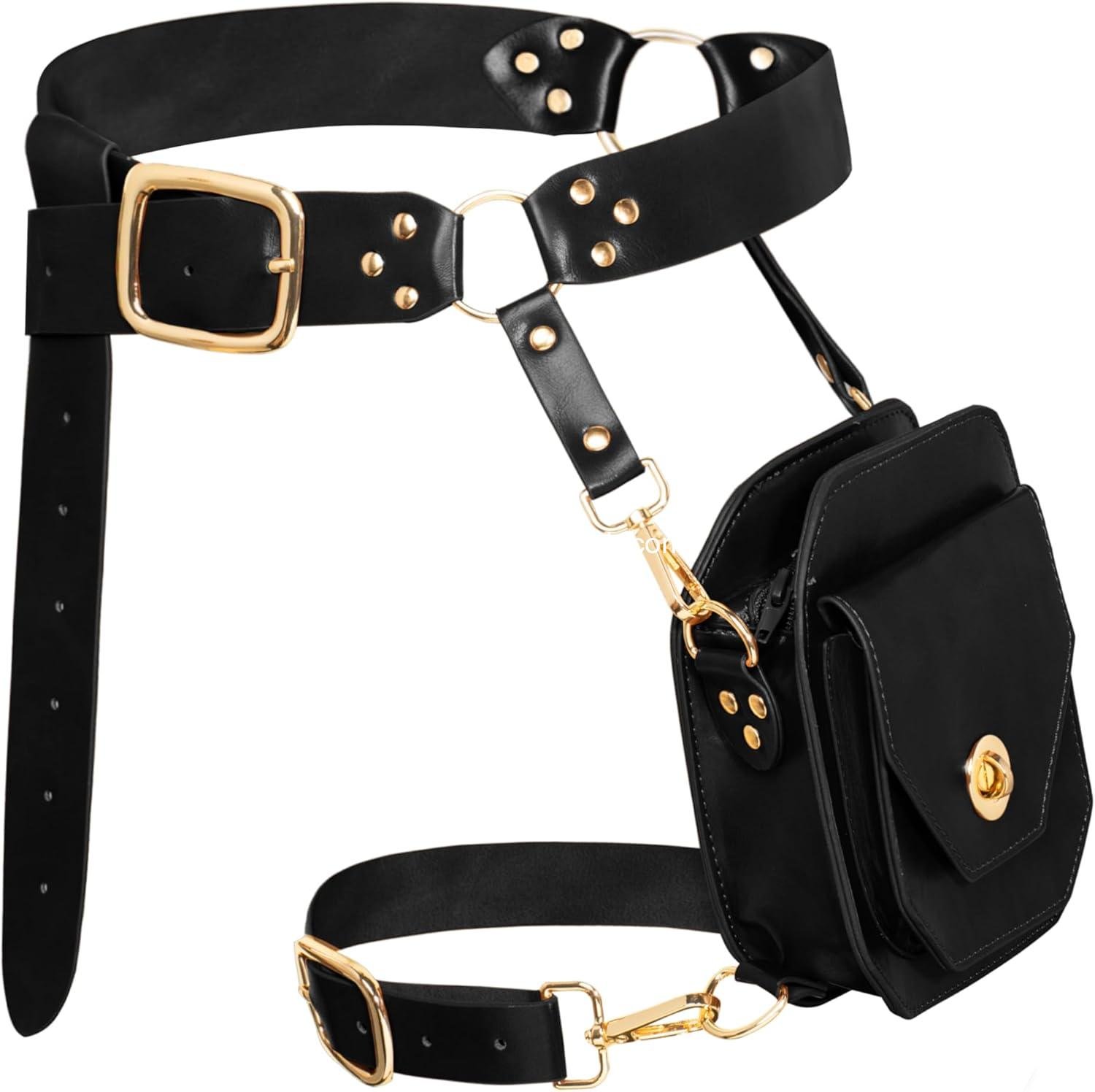 Wholesale Renaissance Belt Pouch Waist Bag, Pirate Fanny Pack, Steampunk Medieval Belt - Supplier