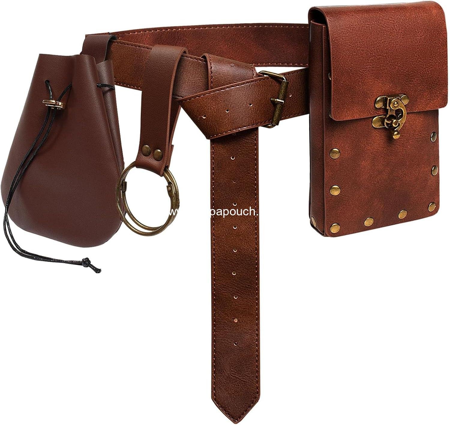 Wholesale Retro Belt Pouch Waist Bag Fanny Pack Cellphone Holder Steampunk Medieval Renaissance Purse Costume Accessory - Manufacturer