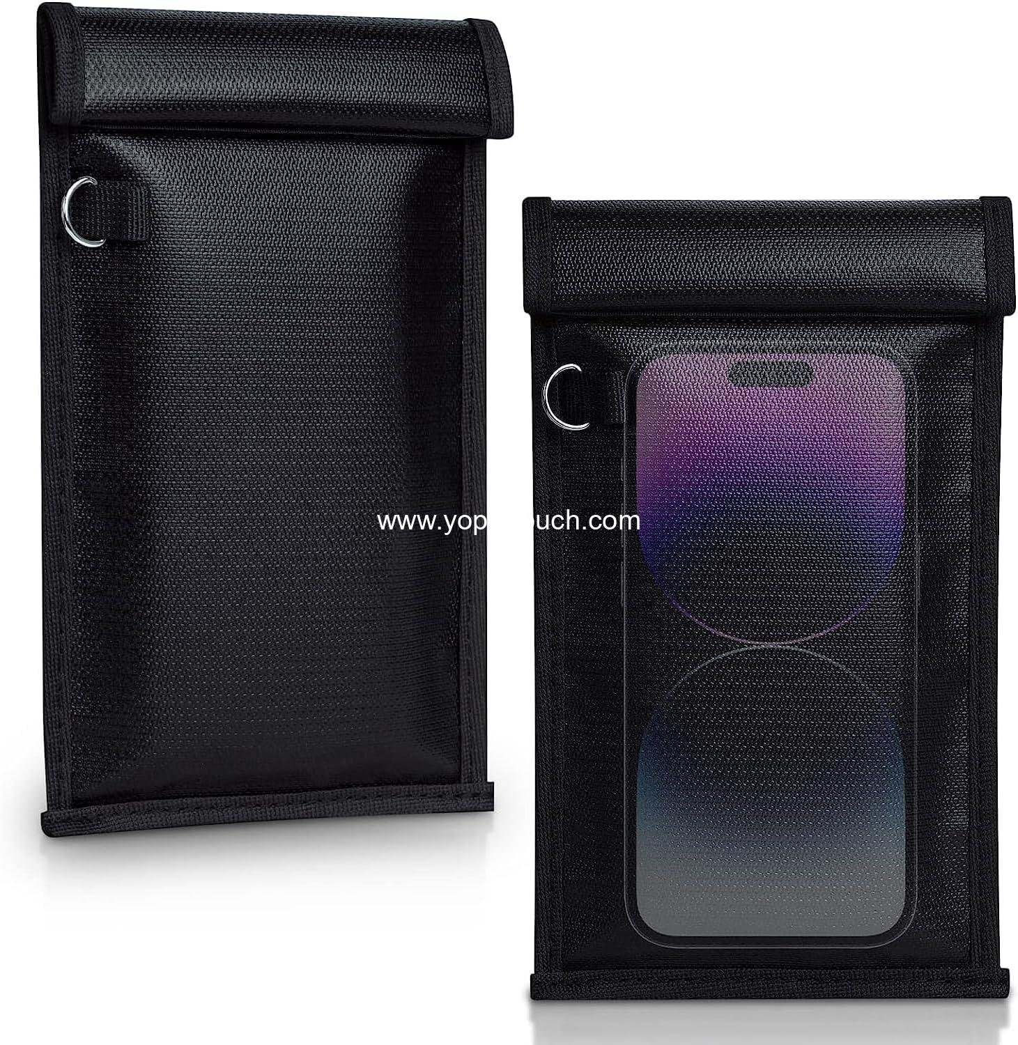 Wholesale Signal Blocking Bags for Phones and Car Keys, 2 Pack, Cell Phone Jammer, RFID/GPS Blocker - Black (M) Supplier