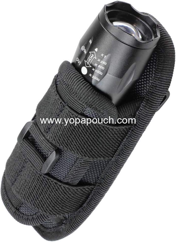 Wholesale Tactical Flashlight Pouch Holster, Rotatable Holder with 360 Degree Carabiner Clip for Tactical Torch Carry Case - Supplier