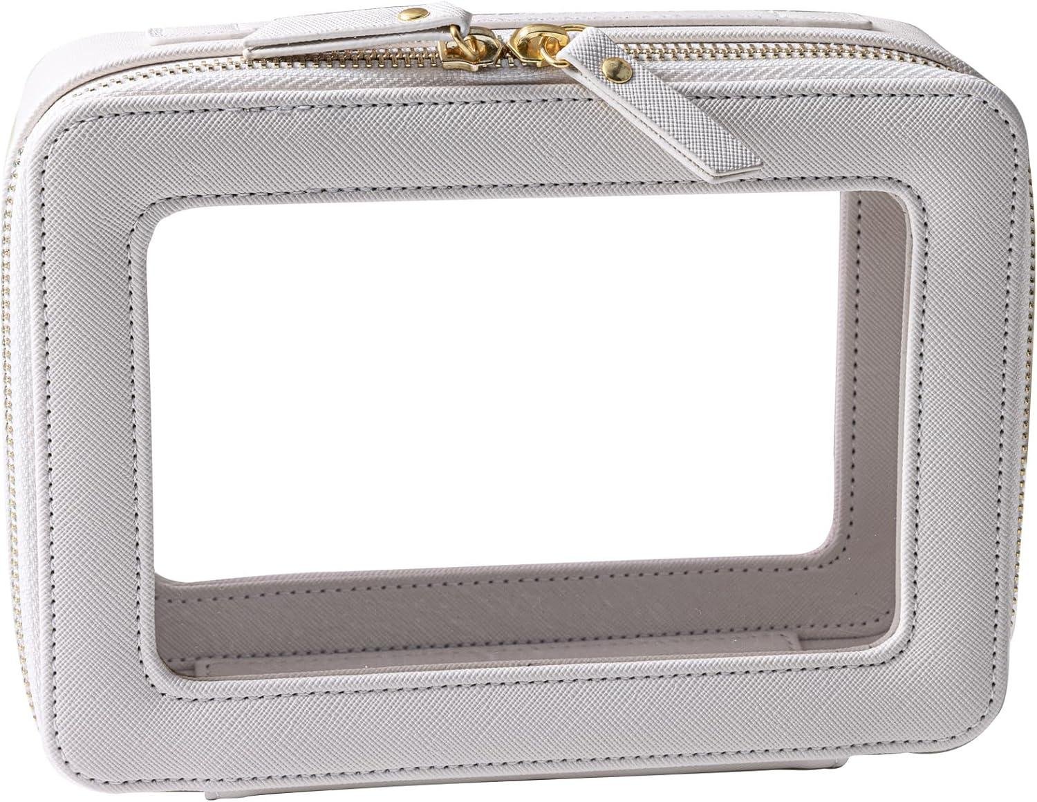 Wholesale waterproof cosmetic organizer toiletry bag with large opening and handle for traveling supplier