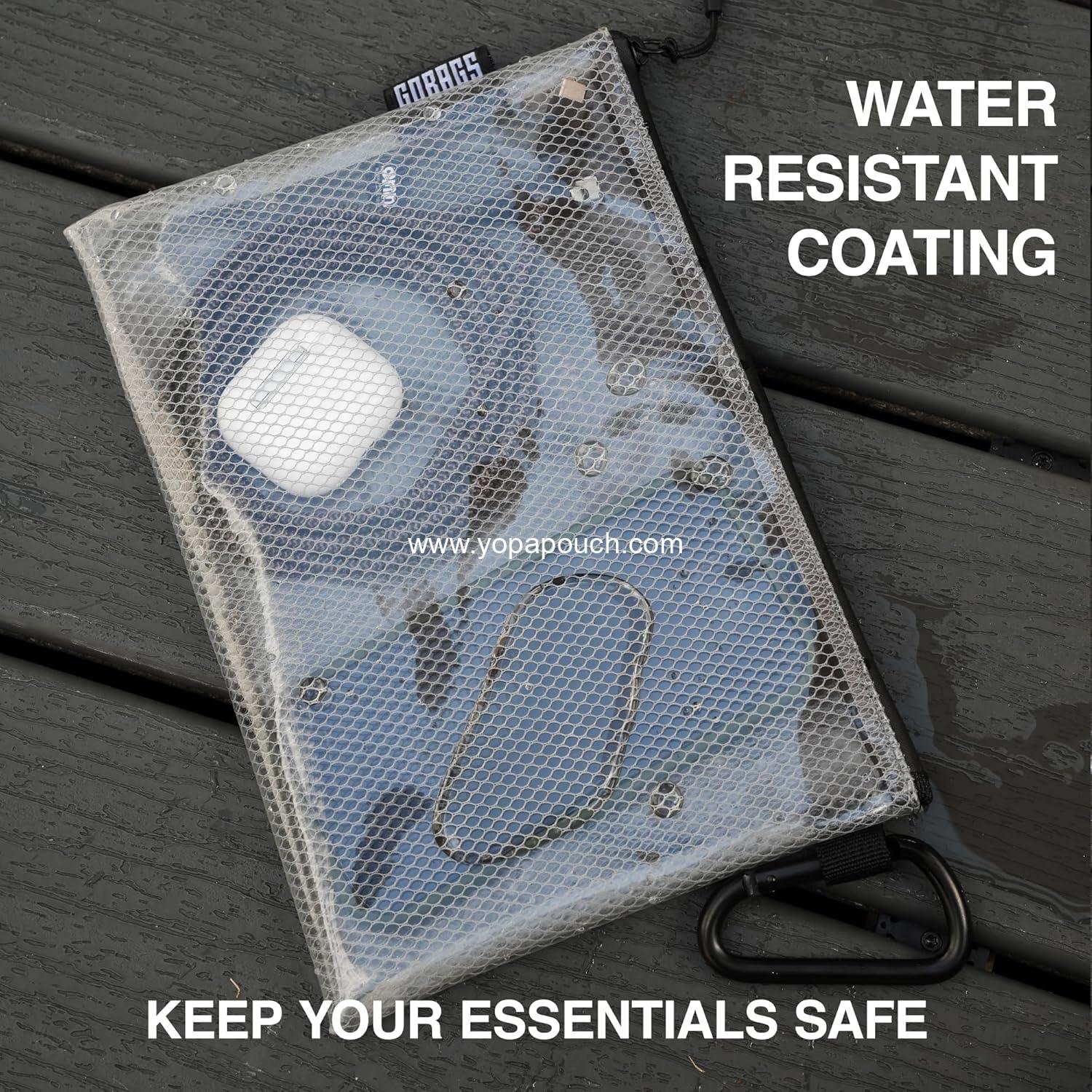 Wholesale Multi-Size Clear Zipper Pouch (4-Pack) – Cable Organizer & Travel Gear Bag for Electronics, Camera Accessories, Tool Storage & Small Tech - Supplier