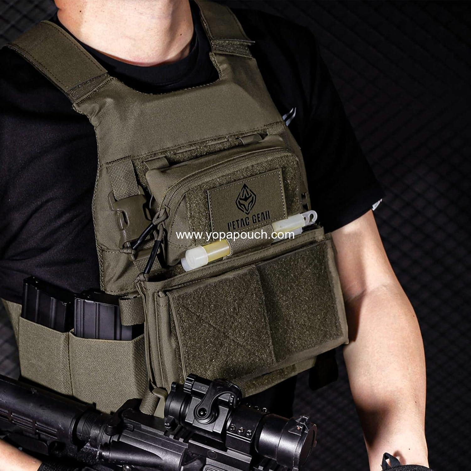 Wholesale Tactical Molle Admin Pouch - Small Organizer Pocket for Tactical Vest, EDC Gun Belt, Molle Platform - Supplier