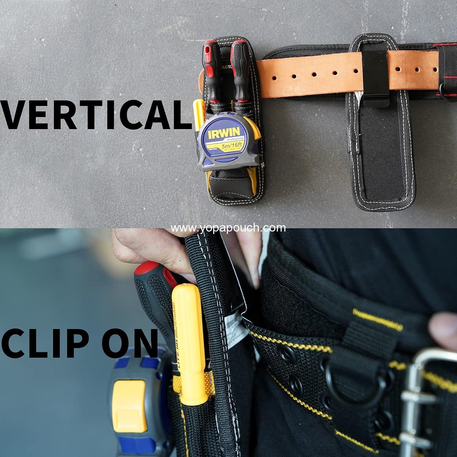 Wholesale Small Mini Tool Organizer Pouch Knife Holder with Snap Clip Supplier