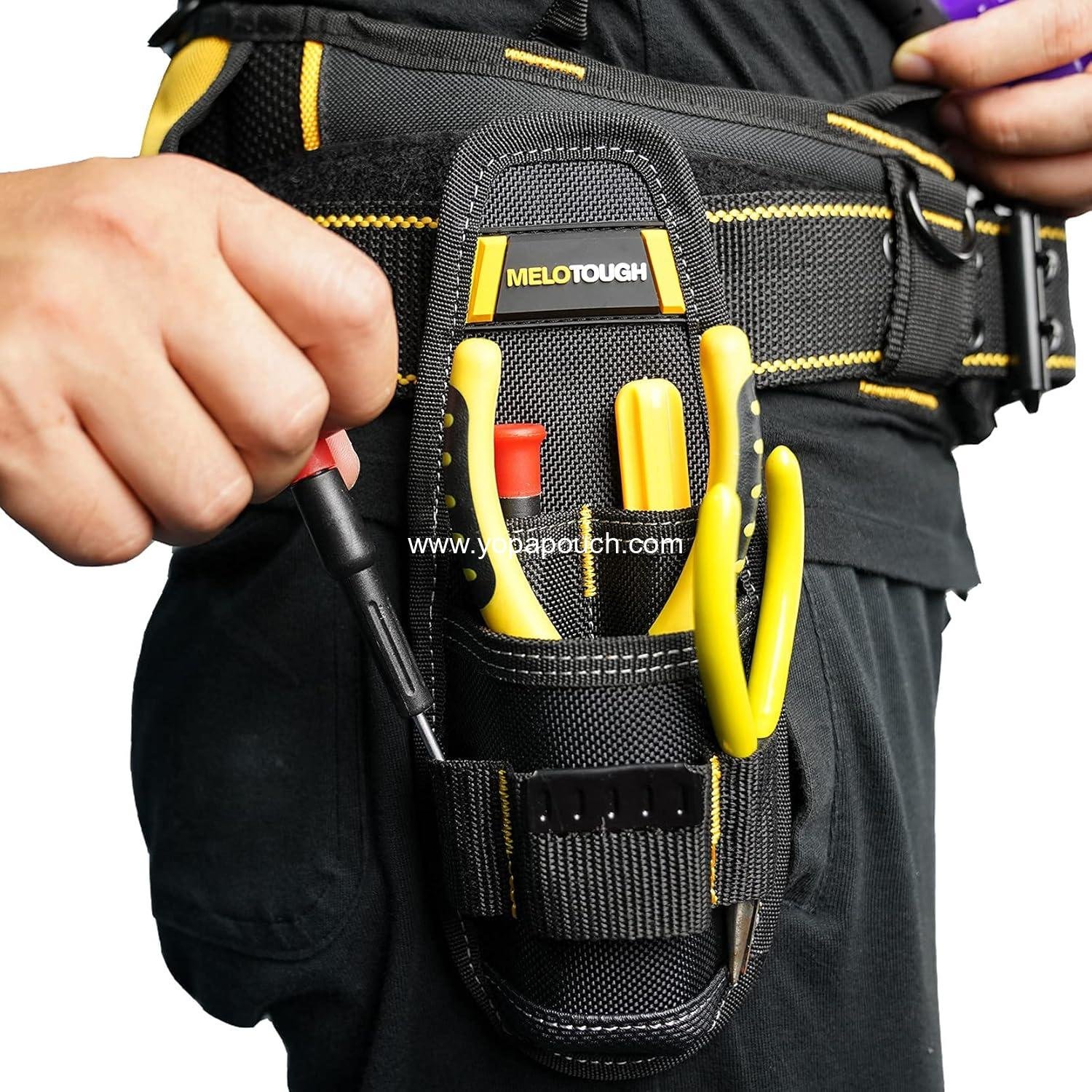 Wholesale Small Mini Tool Organizer Pouch Knife Holder with Snap Clip Supplier