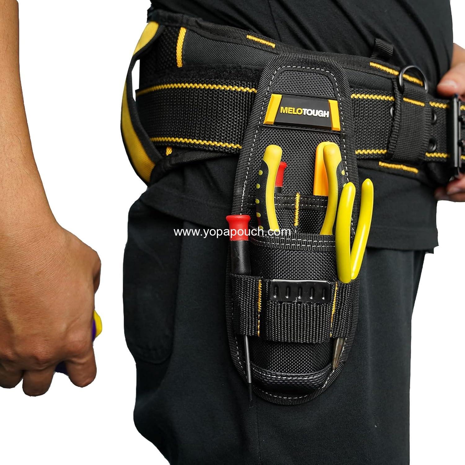 Wholesale Small Mini Tool Organizer Pouch Knife Holder with Snap Clip Supplier