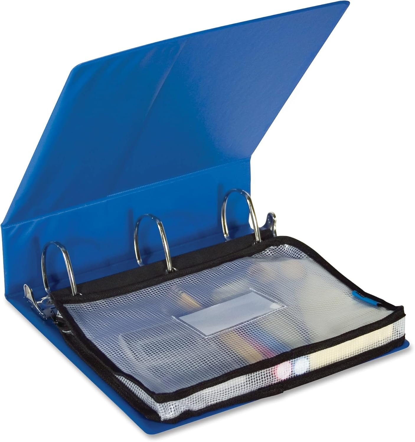 Custom Logo Expanding Zipper Pouch Private Label 13 x 9.25 Black/Clear Supplier