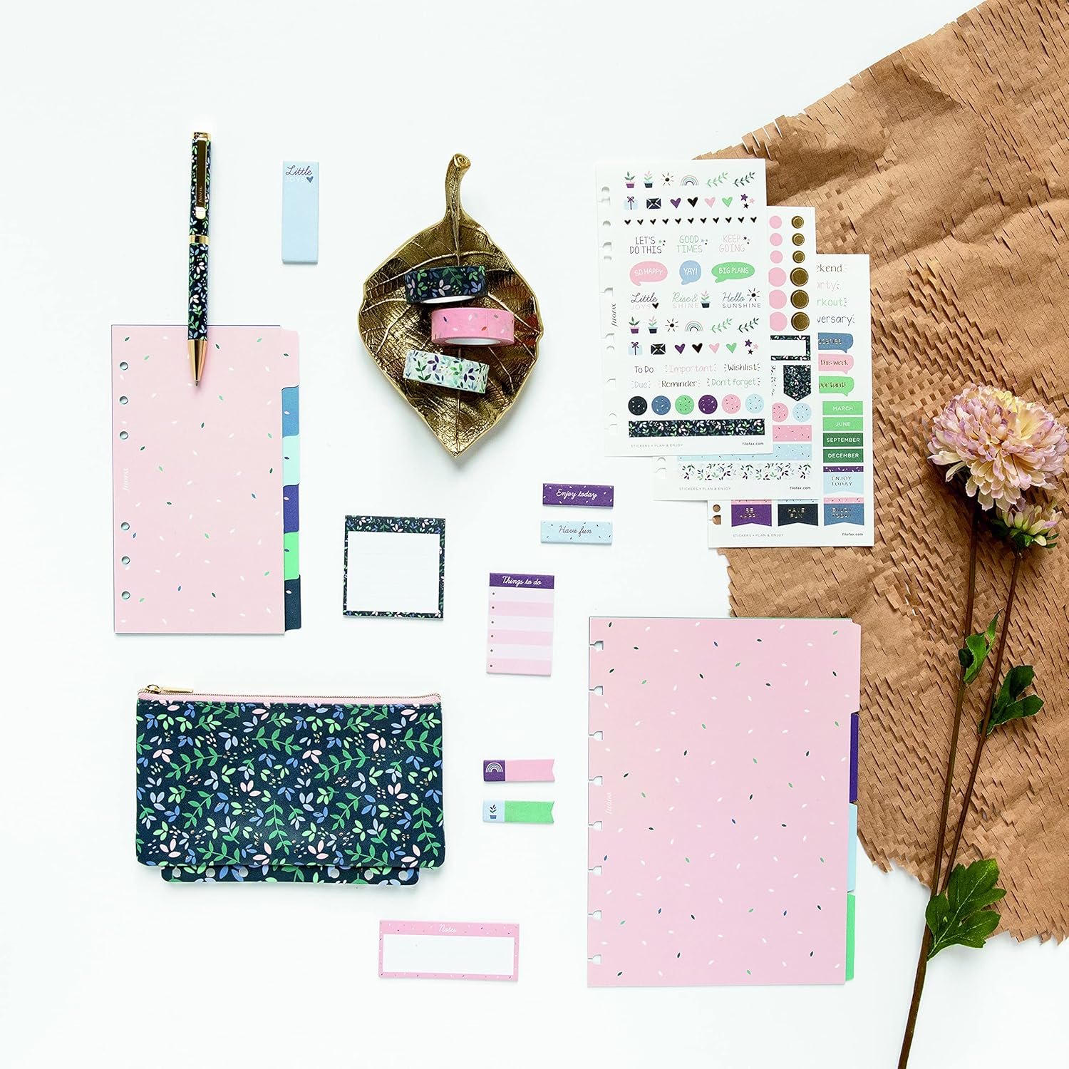 Custom Logo A5/Personal Size Compatible Zipper Pouch Accessory 6.7